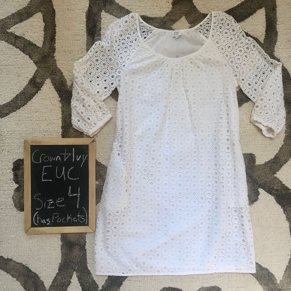 Crown and ivy while dress